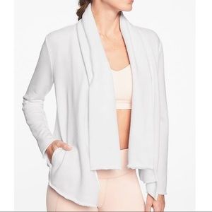 Athleta Tranquility Wrap Sweater White XL